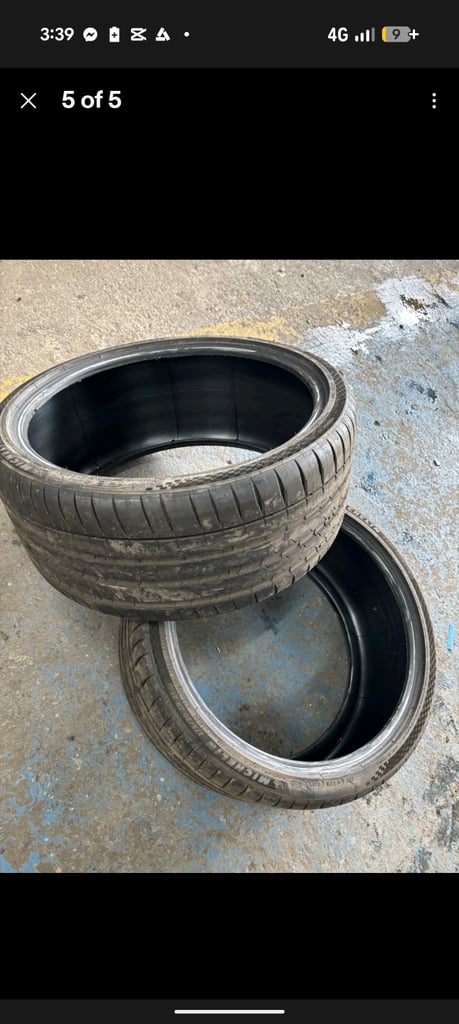 2x 275 30 21 Used Michelin Pilot sport 4s 98Y 5123 DOT CODE 6mm+ Tread