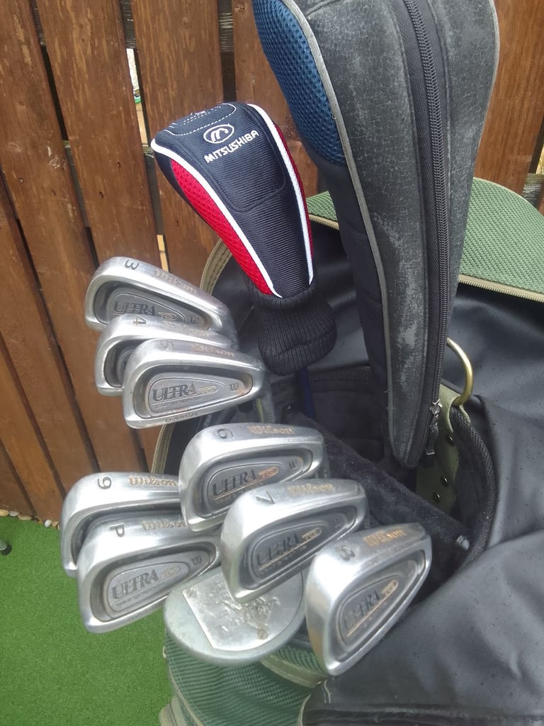 Golf Clubs and Bag