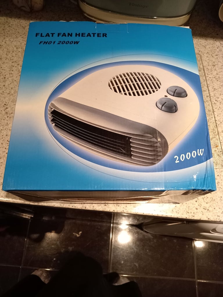 image for Flat Fan Heater cold and hot air FH01 2000W New