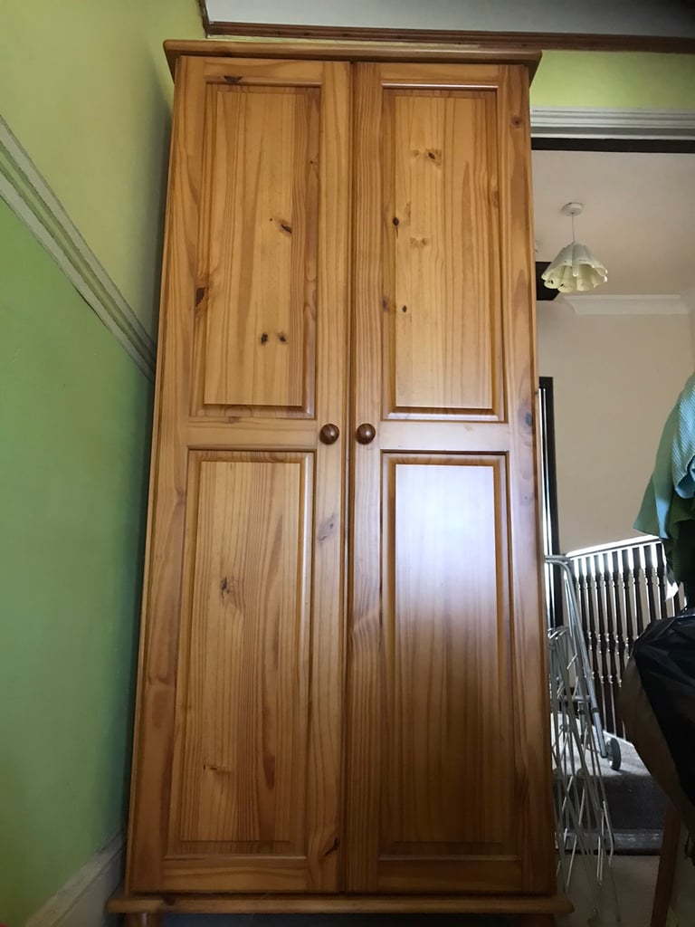 Wooden wardrobe 