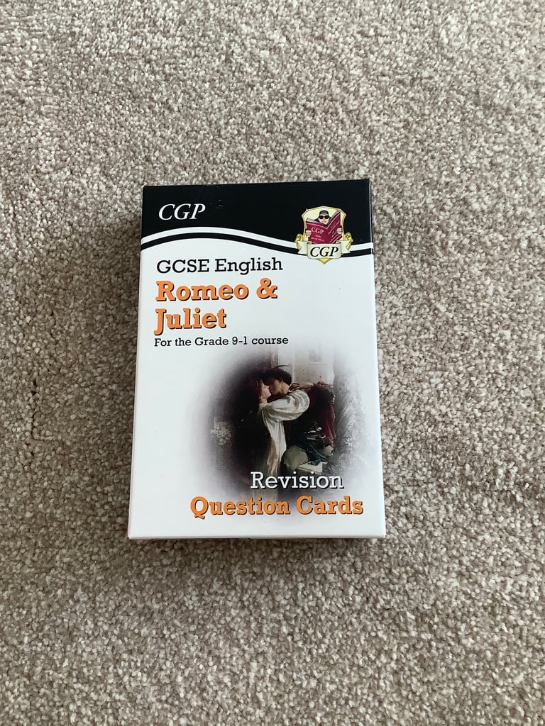image for GCSE revision cards - Romeo and Juliet - excellent condition