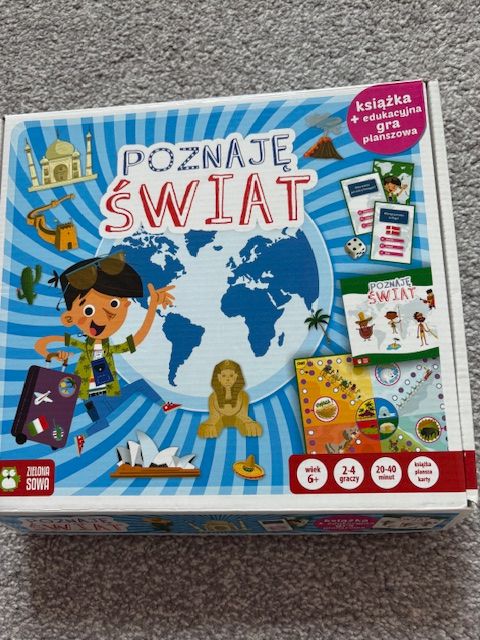 image for Zielona Sowa Poznaję Świat 🌍 Board Game