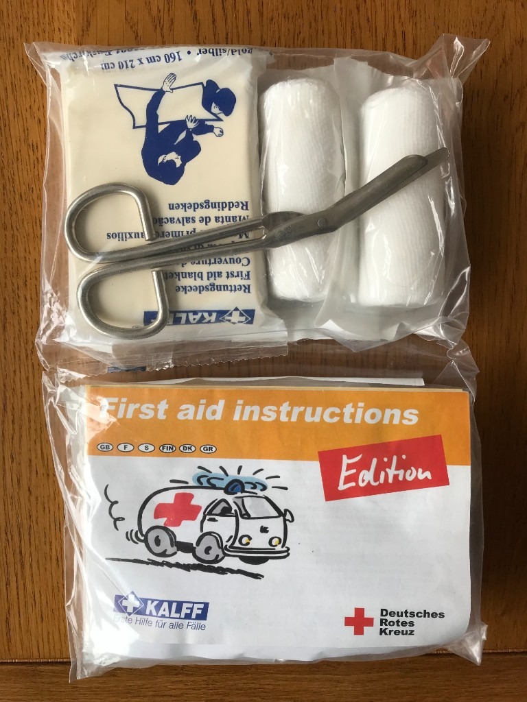Kalff Motorcycle First Aid Kit.