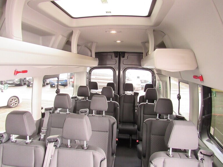 2024 Ford Transit 460 EcoBlue Limited 17 SEATER MINIBUS 165 BHP SAT NAV CAMERA H-SEATS HUGE S Min...