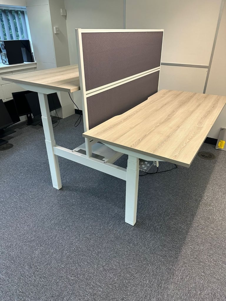 electric desk - double position