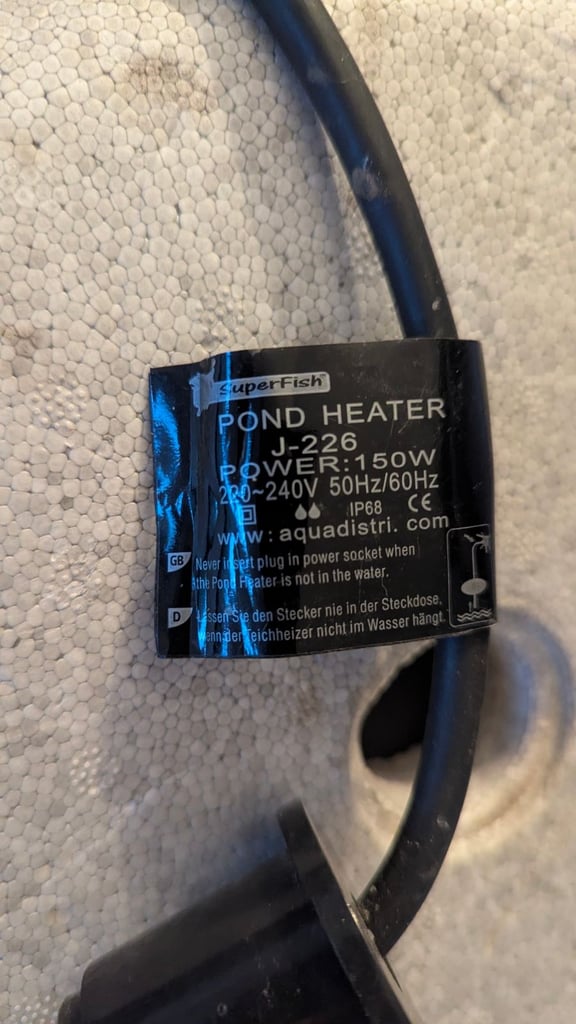 Superfish 150w Electric Outdoor Pond Heater