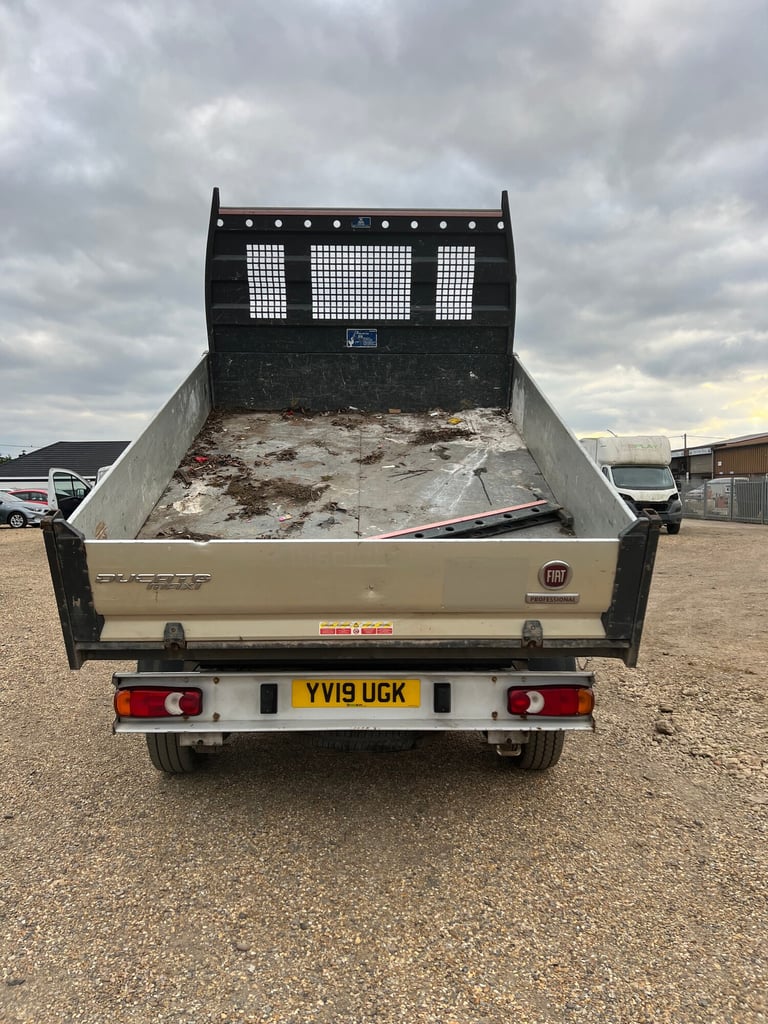 2019 FIAT DUCATO TIPPER VAN SALVAGE DAMAGED REPAIR CAT N LOGBOOK EURO 6 ULEZ 