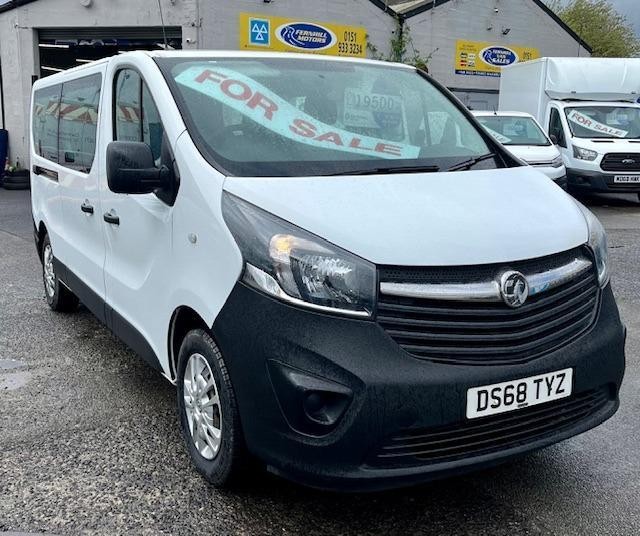 2018 VAUXHALL VIVARO 2900 1.6CDTI 120PS L1H1 9 Seat Minibus 2018 White