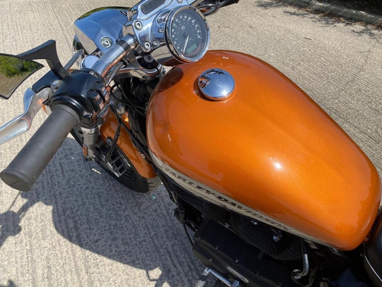 2014 HARLEY DAVIDSON 1200 CUSTOM LIMITED XL CA 14 ORANGE  BLACK SPORTSTER