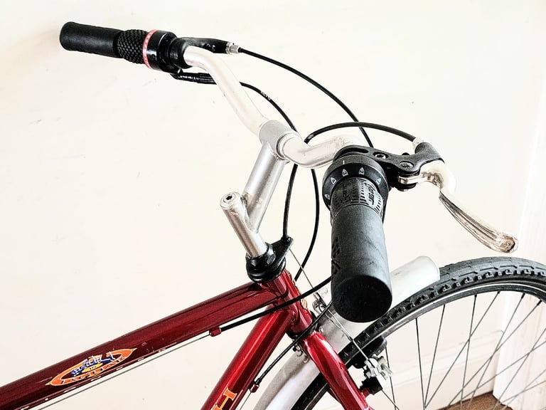 🇬🇧 RALEIGH Pioneer 4130 Vingage Steel Flat Bar Road Hybrid Touring Bike SERVICED 55cm