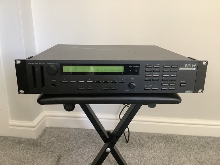 Vintage Korg M1R rack mount Synthesizer module - uk model - fully working & tested