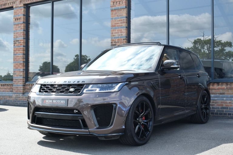 2021 62 LAND ROVER RANGE ROVER SPORT 5.0 P575 V8 SVR CARBON EDITION SUV 5DR PETR