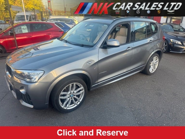 2016 66 BMW X3 2.0 20D M SPORT SUV 5DR DIESEL AUTO XDRIVE EURO 6 (S/S) (190 PS) 
