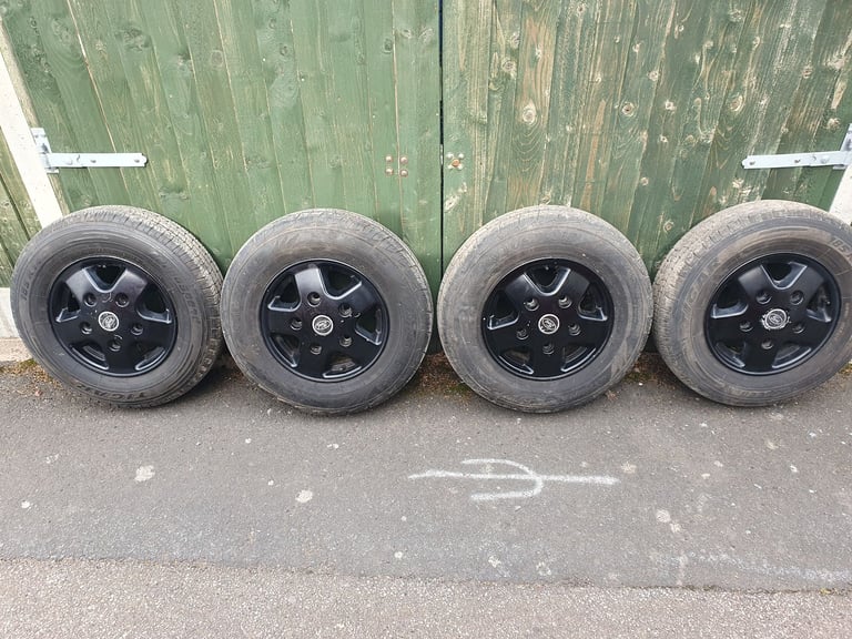 FORD TRANSIT MK3,MK4,MK5 SMILEY X4 ALLOYS 14&quot; 5 STUD CORRECT BRAND NEW NUTS 