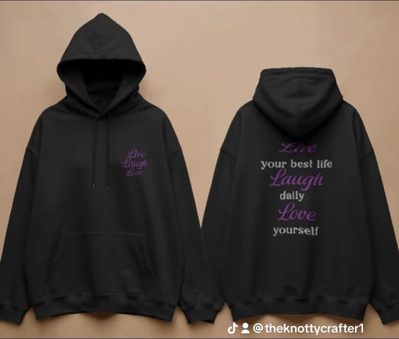 Live laugh love hoodie in Southside, Glasgow Gumtree