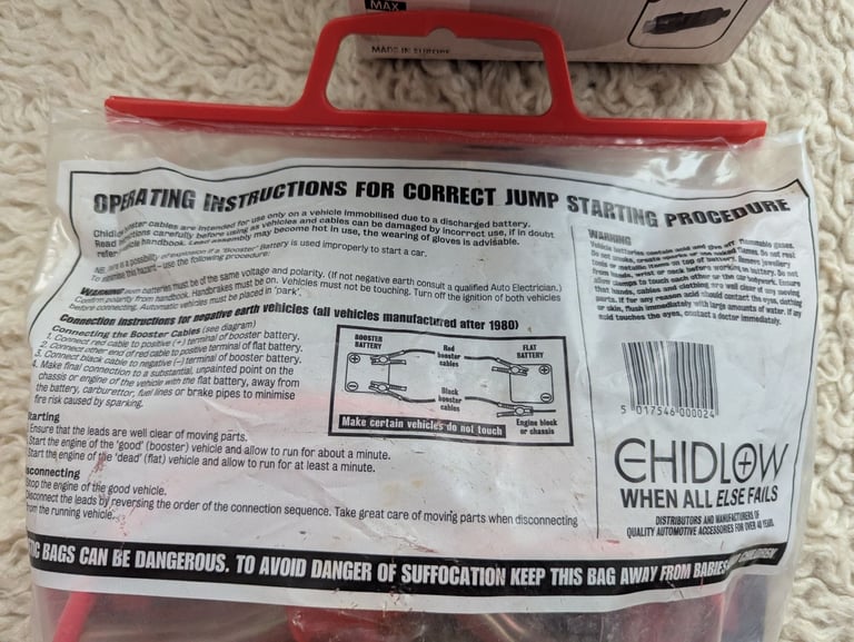  Copper Booster Cables CB2