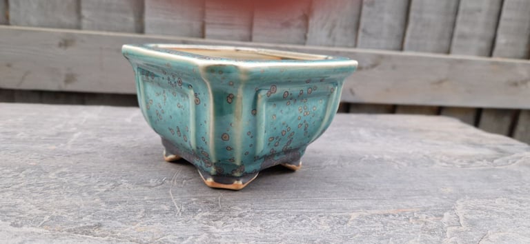 Glazed Ceramic Bonsai Pot