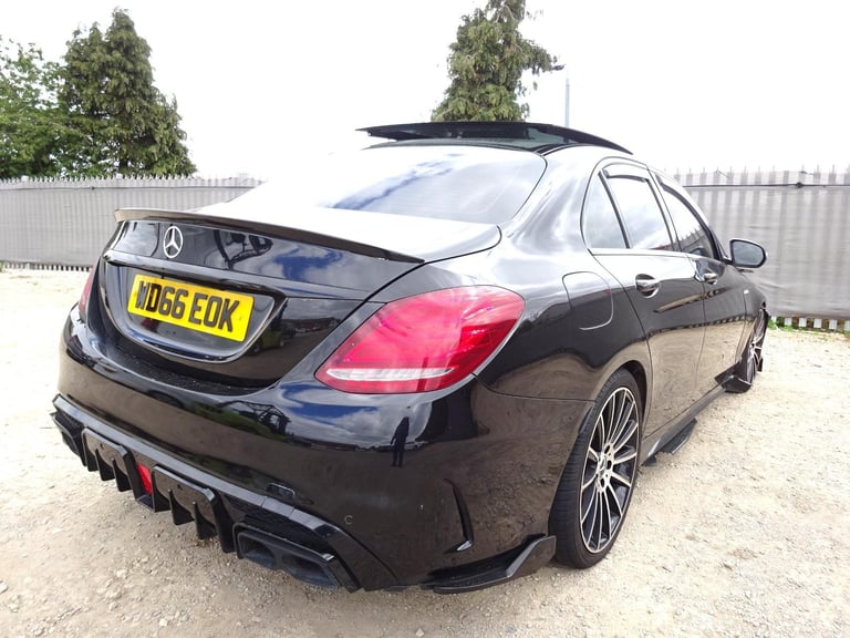 2017 66 REG MERCEDES BENZ C250 D AMG LINE PREMIUM+ DIESEL AUTO DAMAGED SALVAGE