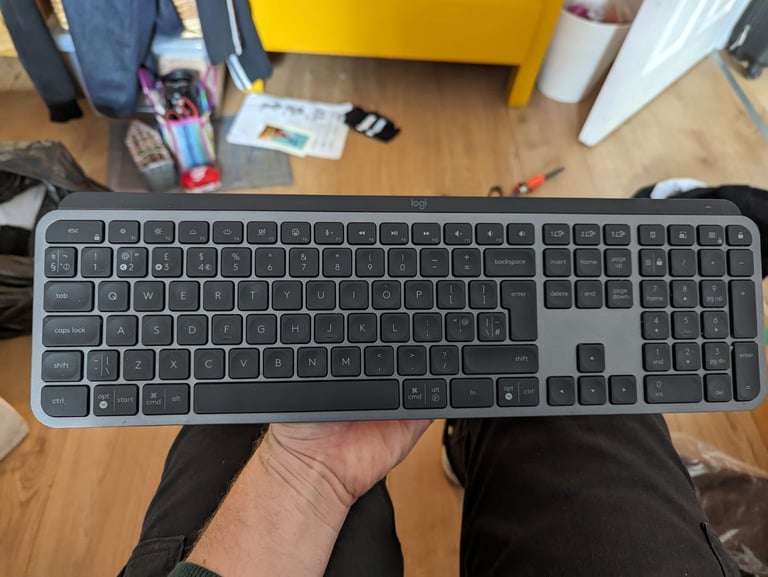 Logitech MX Keys Keyboard. Used once RRP £100