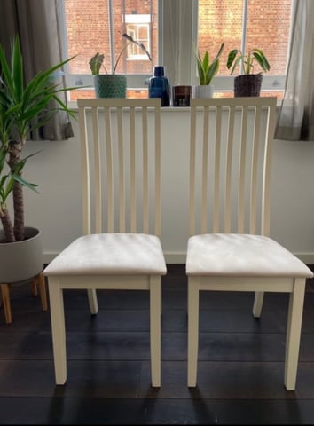 Dining chairs x4 - nearly new! | in Islington, London | Gumtree