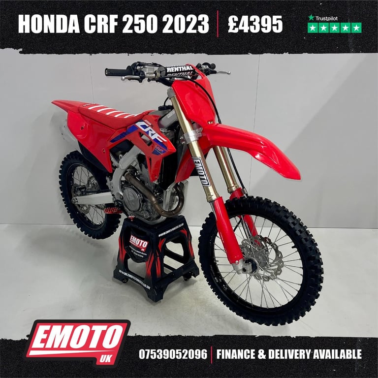 HONDA CRF 250 2023 Motocross Bike 250cc @EmotoUK - Finance Available