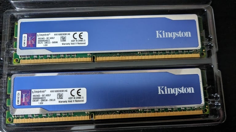 Kingston HyperX Blu 8gb DDR3 RAM | in Swindon, Wiltshire | Gumtree