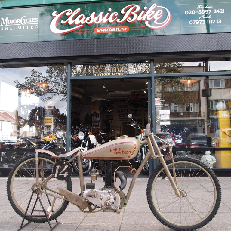 1927 Harley Davidson 350cc Peashooter Board Track Racer Rare Classic Vintage