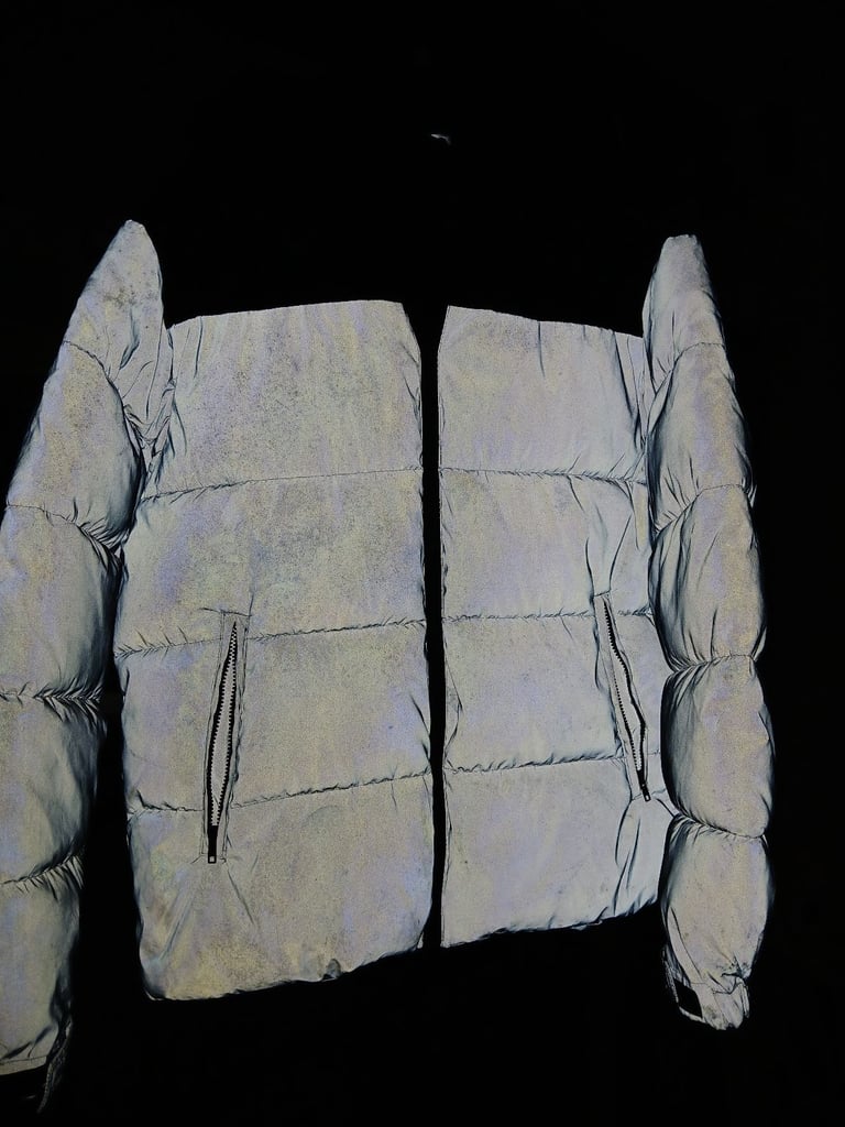 image for Mens reflective puffer jacket