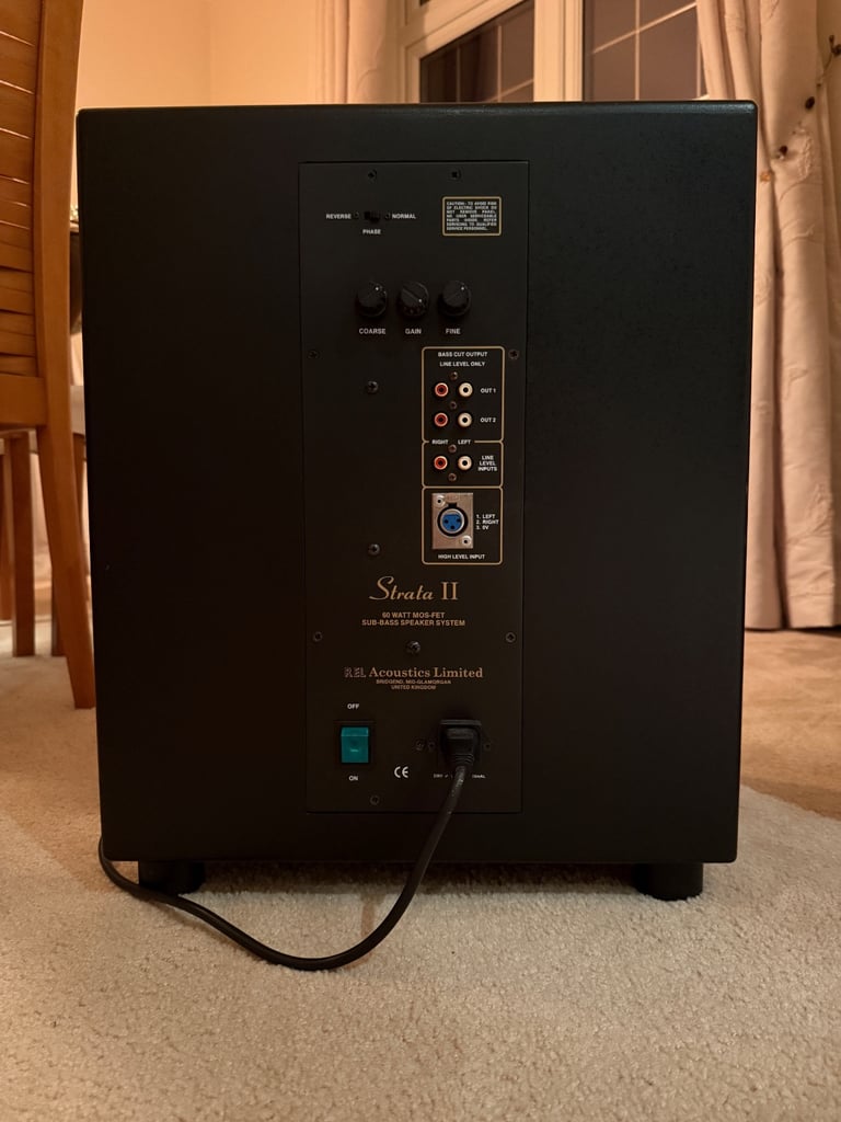 REL STRATA 11 SUB BASS SPEAKER SUBWOOFER 