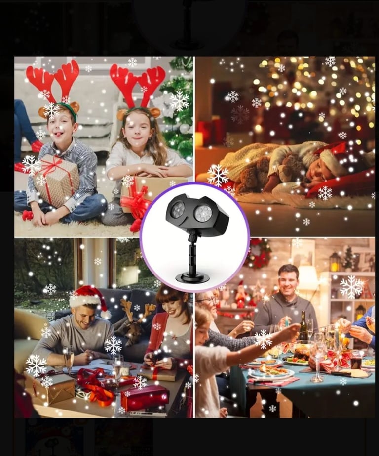 image for Brand new Snowflake  Projection lamp