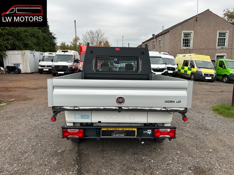 FIAT DOBLO 1.6 MULTIJET 1.6 WORKUP ALLOY DROPSIDER 2021 71 REG MILK FLOAT