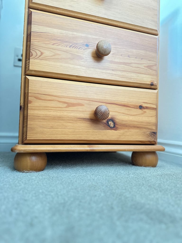 Bedside wooden table