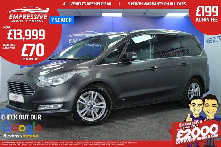 2018 18 FORD GALAXY 2.0 TDCI TITANIUM MPV 5DR DIESEL MANUAL EURO 6 (S/S) (150 PS