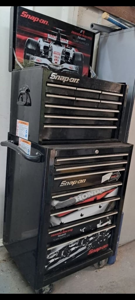 Snap On Honda F1 Racing Team Tool Box & Cabinet