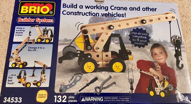 Brio Crane 34533 wooden toy