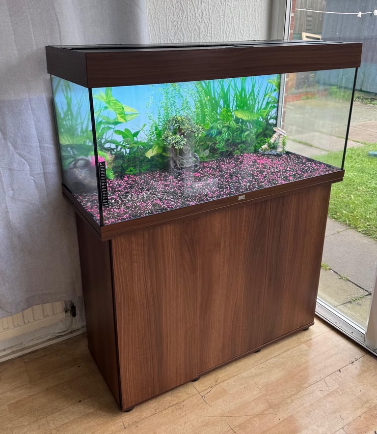image for Fish tank and cabinet/ DELIVERY/ Juwel 200L dark oak 
