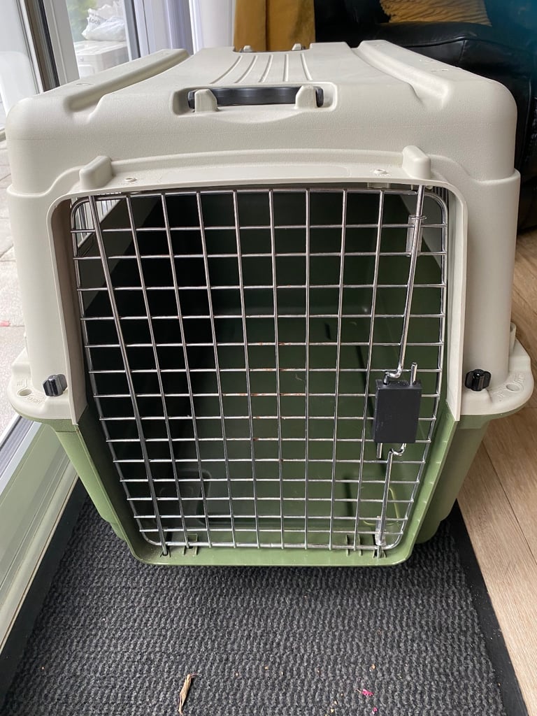 Large dog transporter with lift off top lid