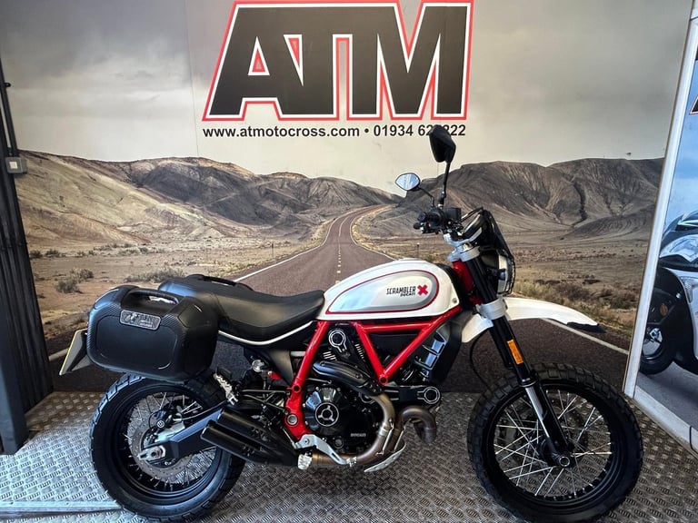 DUCATI SCRAMBLER DESERT SLED 2019, 1 OWNER, 6K MILES, SIDE PANNIERS, (ATMOTO)
