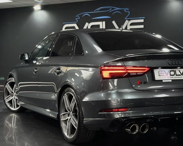 2017 17 AUDI S3 2.0 TFSI BLACK EDITION SALOON 4DR PETROL S TRONIC QUATTRO EURO 6