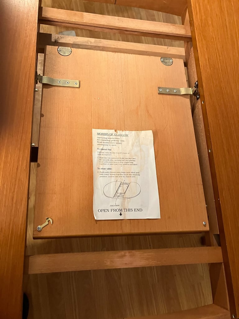 Dining room suite , oval extending table  & 6 chairs for sale