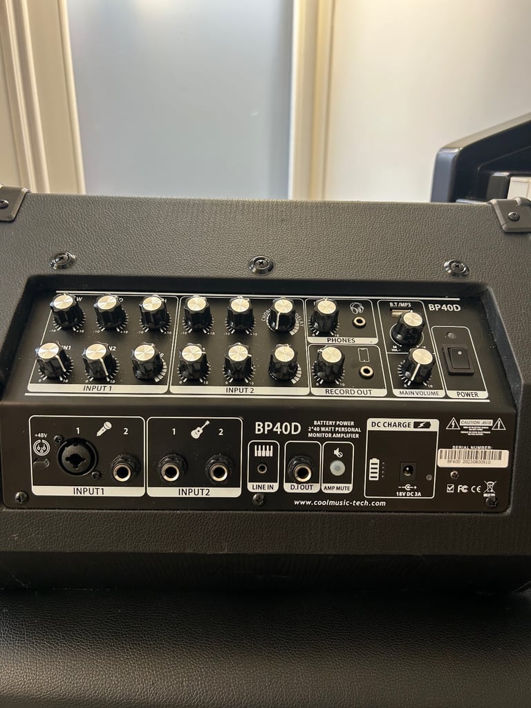 image for Busking Amp + Gig Bag on Wheels