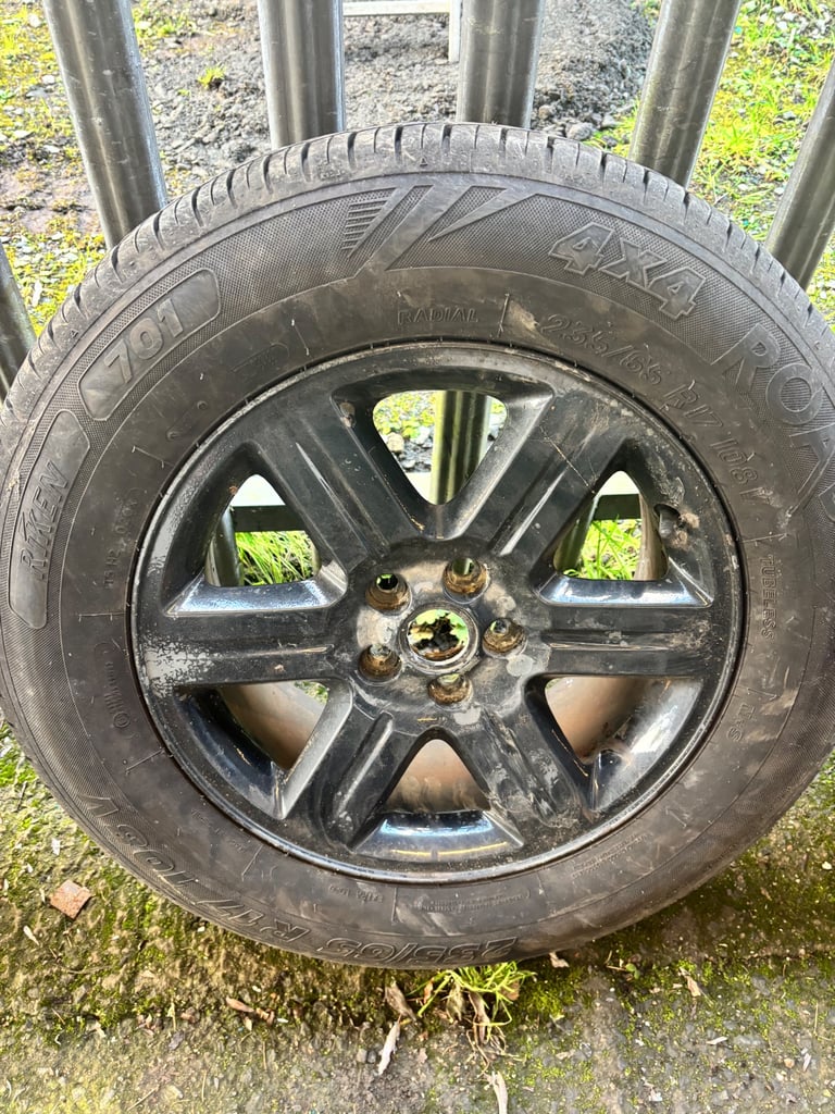 17” tyres with alloys 