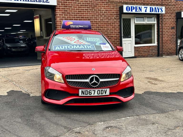 67 reg mercedes a class A180d AMG Line 1.5 litr diesel 5dr Automatic