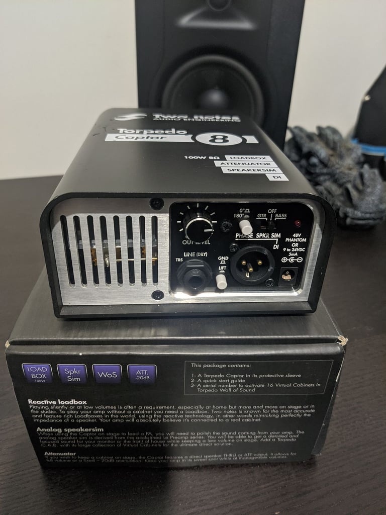 Two Notes Torpedo Captor 8Ohm Reactive Loadbox