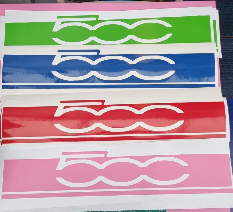 Fiat 500 stickers