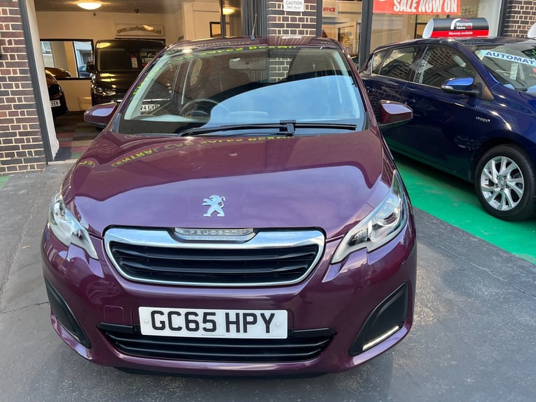 2016 Peugeot 108 1.0 Active Hatchback 5dr Petrol Manual Euro 6 (68 ps) Petrol