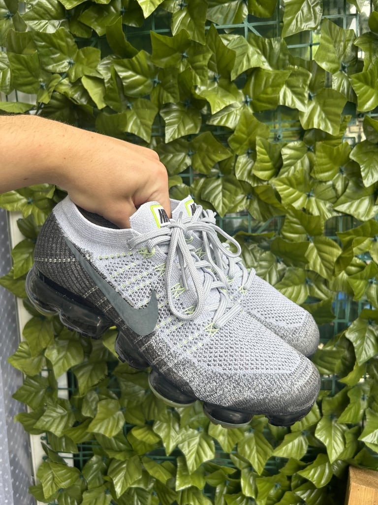 image for Men’s Nike Vapormax Grey and green Size 9UK