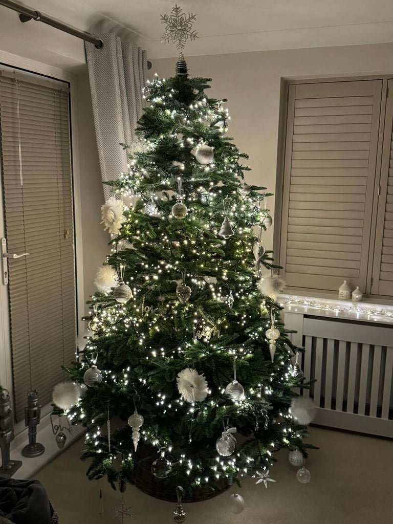 image for Balsam Hill 7 ft  Excellent condition used on 3 occasions  - 7 foot full tree