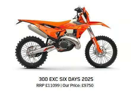 image for New Unused KTM 300 EXC Sixdays Enduro Motorcycle 