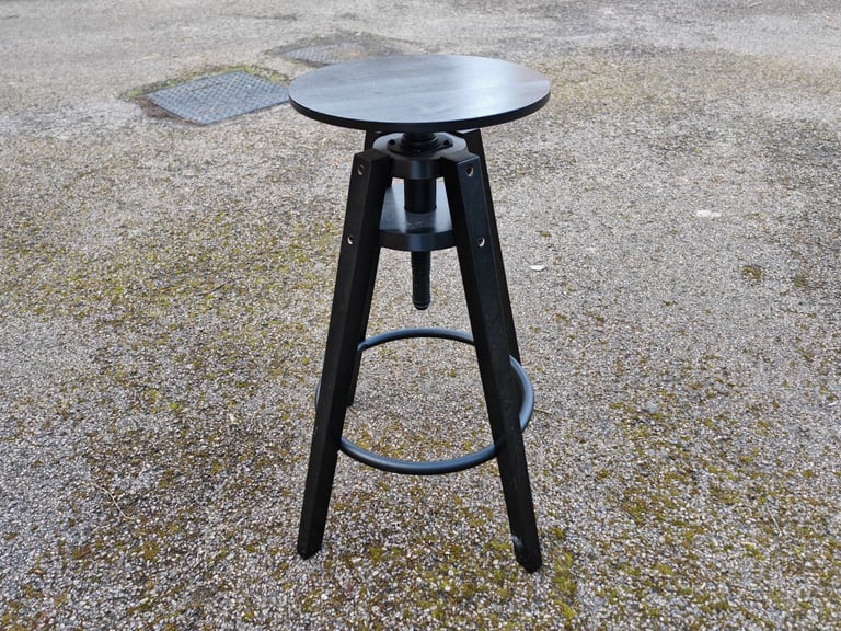 2 IKEA Dalfred Height Adjustable Bar Stools with Seat Cushions FREE DELIVERY 039